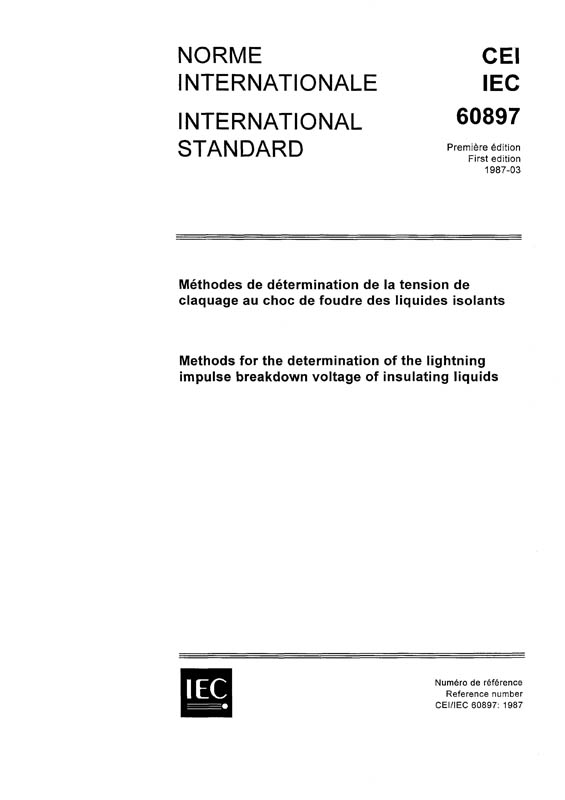Cover IEC 60897:1987